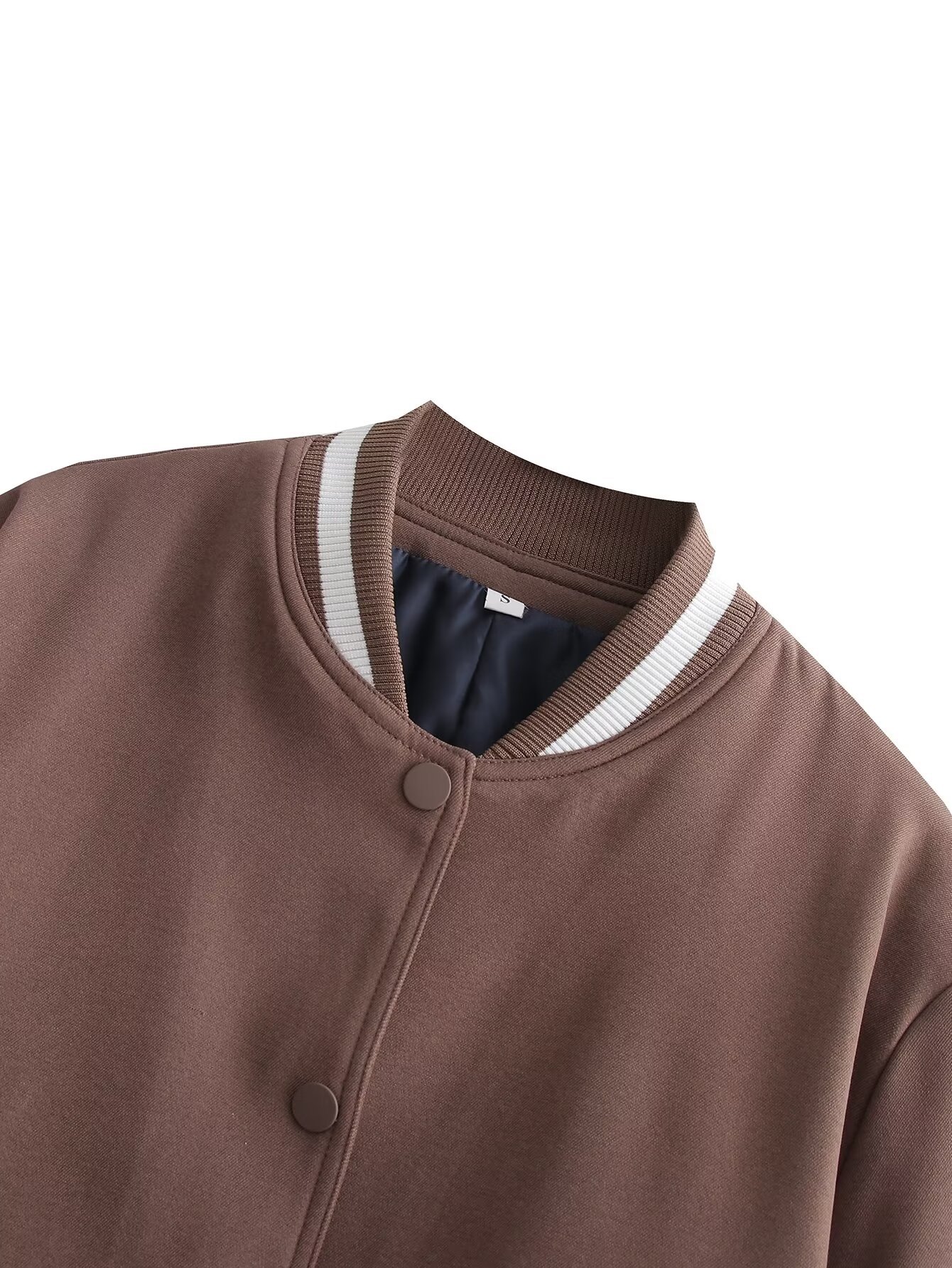 Women's Clothing 2024 new fashion large pocket short autumn pilot jacket coat_voghion.com