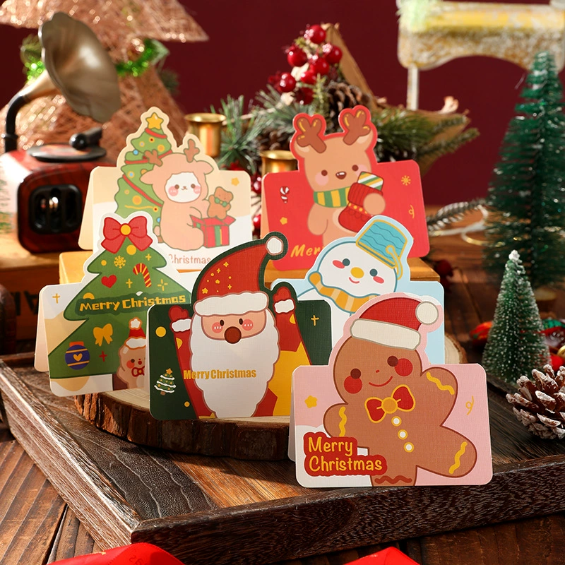 Новая Рождественская открытка Подарочная карта на День благодарения Рождественская открытка благословение открытка Завод прямых продаж с конвертом