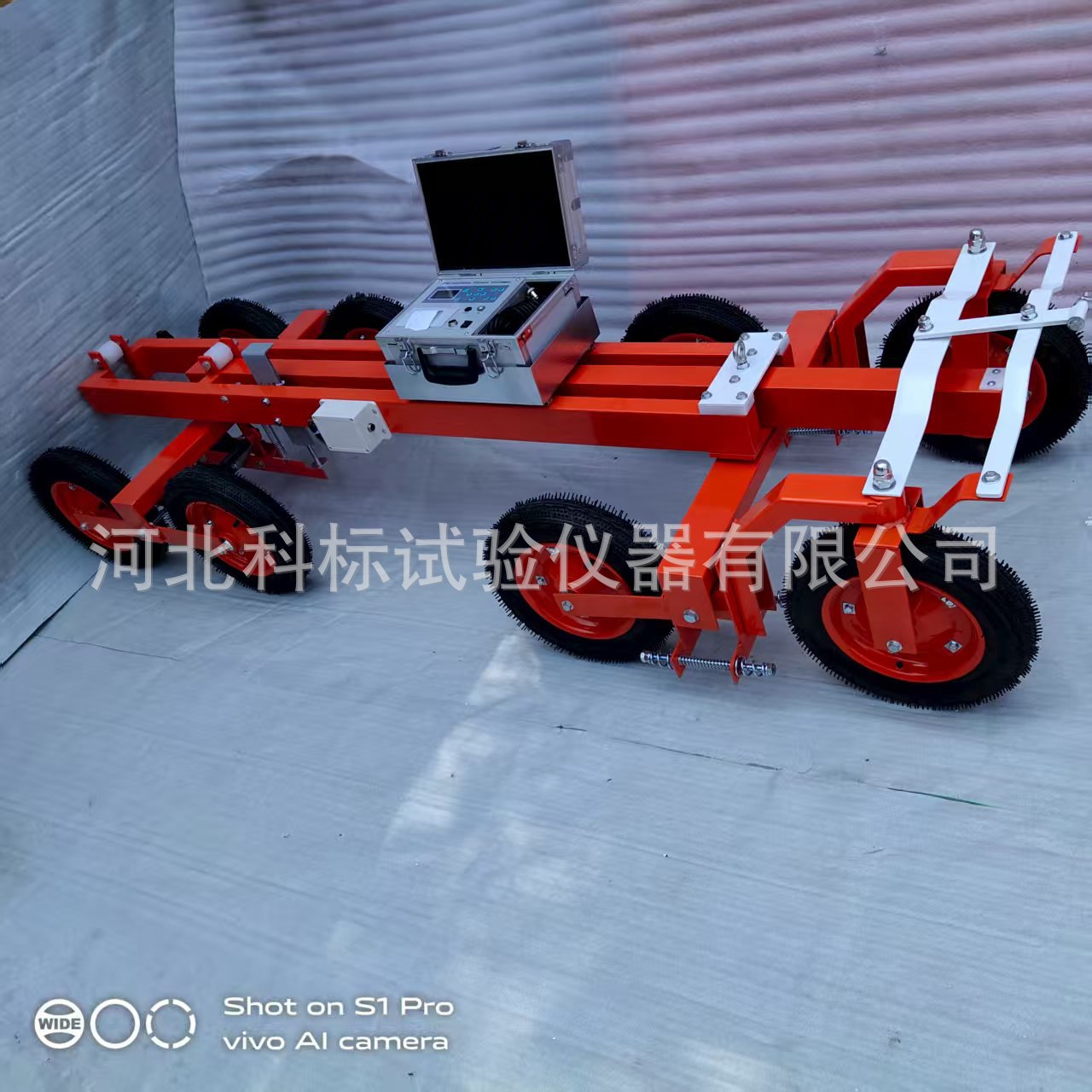 LXBP-6型公路连续式八轮平整度仪智能有线打印路面路基检测仪器
