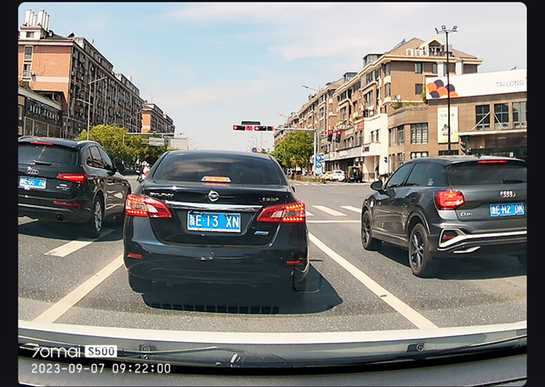70 m S500 streaming media rearview mirror car intelligent driving recorder panoramic ultra-clear night vision