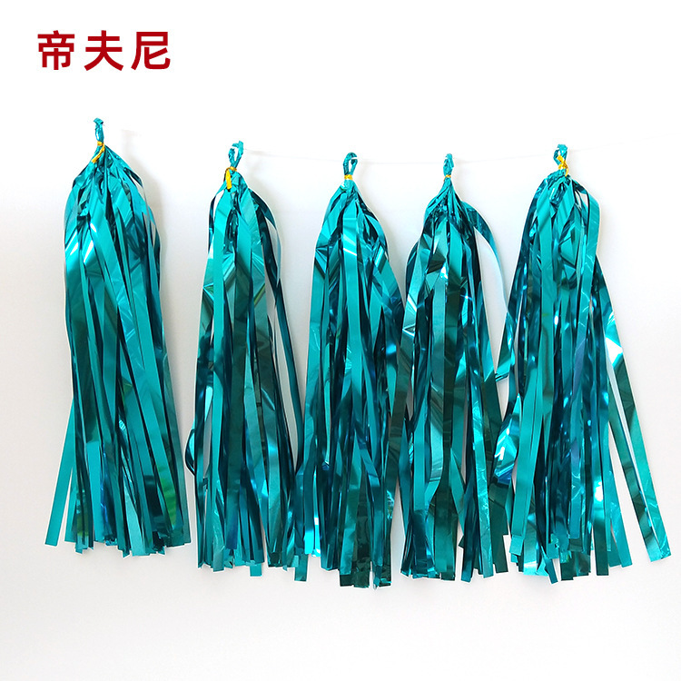 Fijación de papel al por mayor 5 / paquete de cinta de color tirar de flores decoración de la habitación de bodas suministros de fiesta europeos y estadounidenses