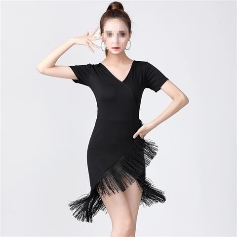 Latin dance costume for women, adult sexy dress, professional tassel dress, new summer dance style.