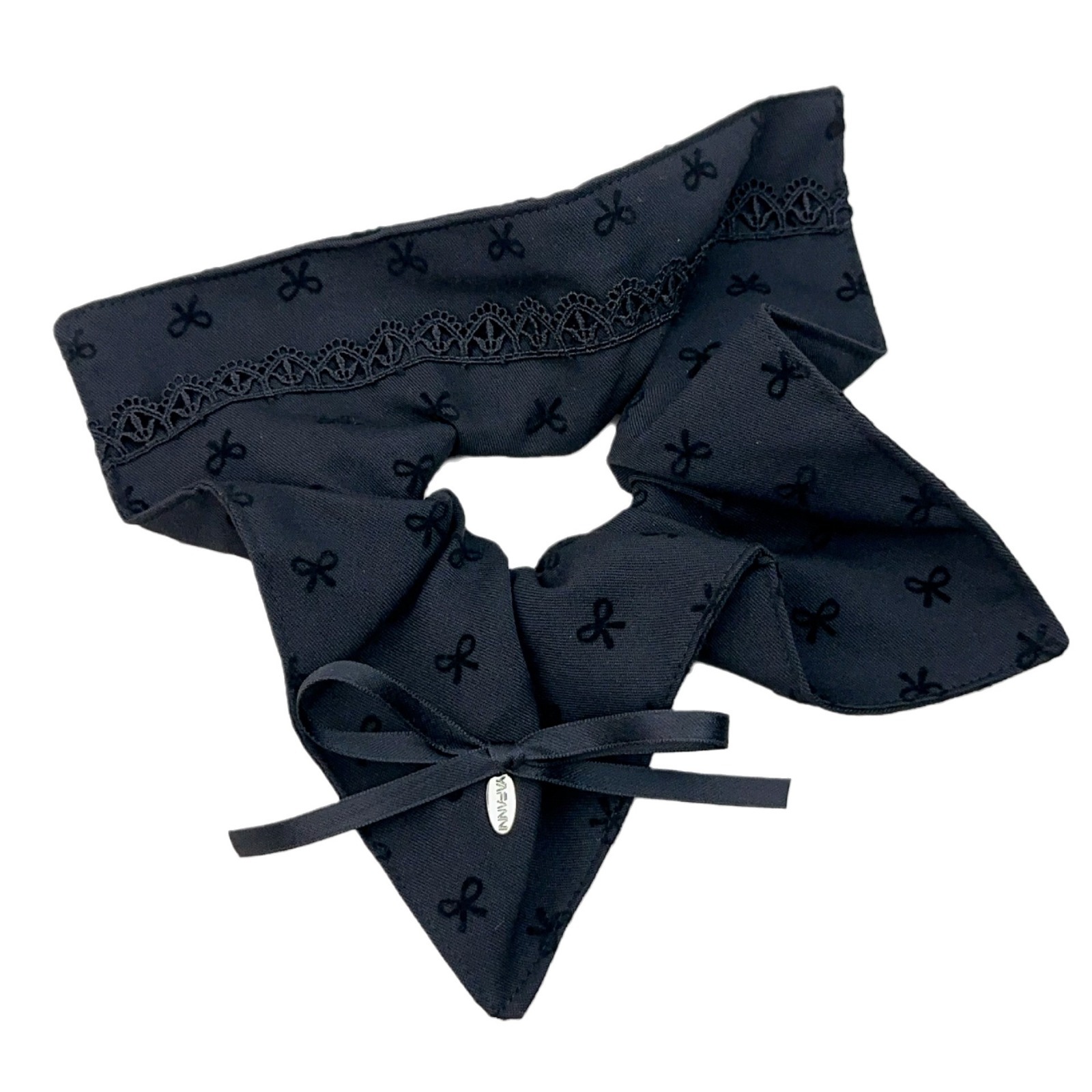 Gri francez gri gri gri fundă pătrată eșarfă intestin gros inel de păr retro high-end material agrafă de păr accesoriu de păr_voghion.com