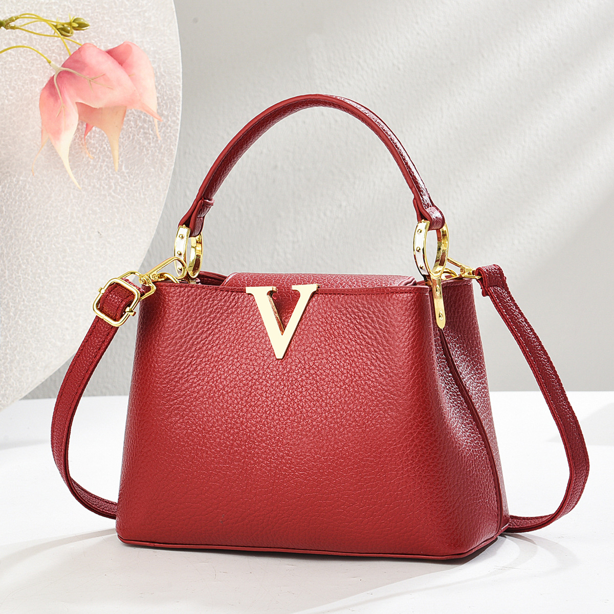 Alta calidad casual 2025 nuevo bolso femenino de gran capacidad moda retro simple bolso de mensajero de un solo hombro