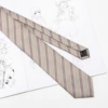 A8005 beige, red and white strips (hand-made)