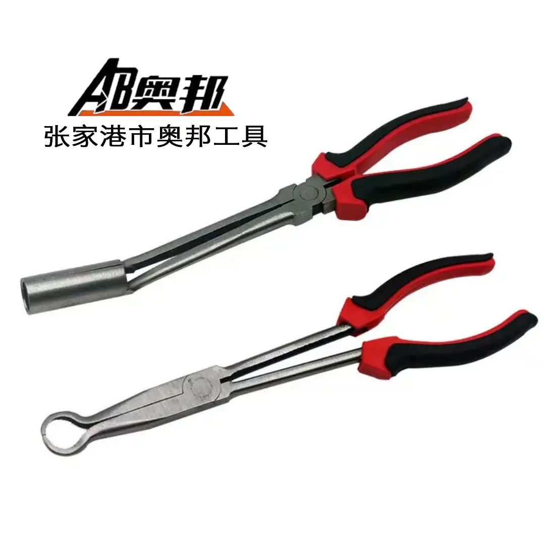 Готовые к производству автомобильные плоскогубцы для стальной проволоки, плоскогубцы для цилиндрической проволоки, плоскогубцы для высоковольтной проволоки, плоскогубцы для свечей зажигания, плоскогубцы для высоковольтной проволоки с автомобильной втулкой.