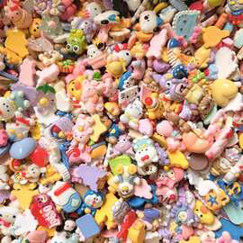 甩  亮面可爱卡通树脂配件 奶油胶diy发夹头绳冰箱贴鞋花直播批发