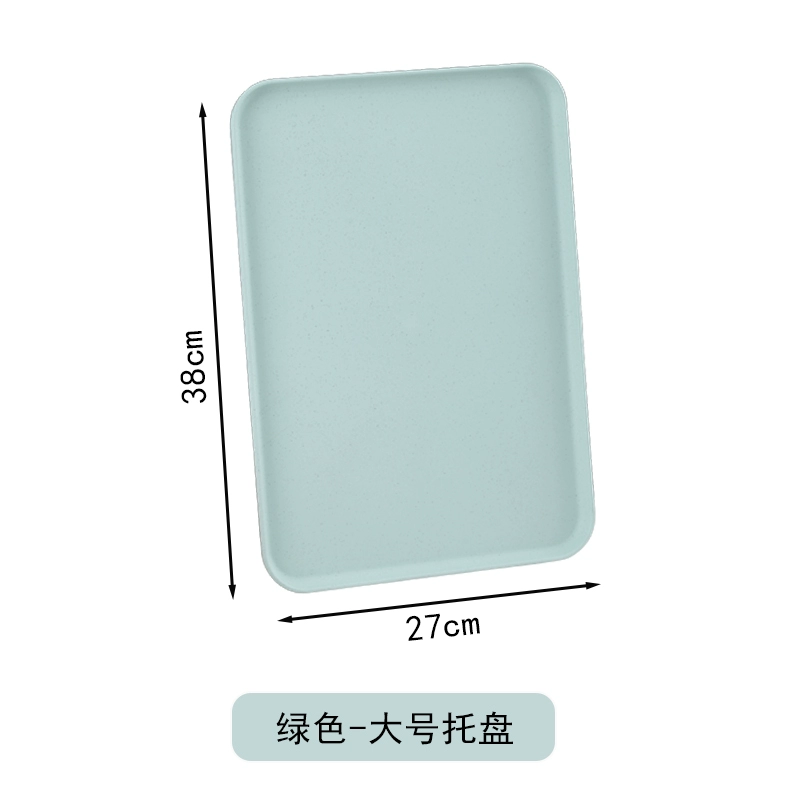 Scandinavian rectangular big plastic tea cup for home use with glass, fruit dinner plate for commercial use
