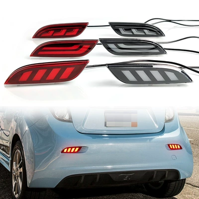 Chevrolet Spark Modified Led Rear Bumper Light Streamer Brake Light Rear Bumper Reflector Modified Light