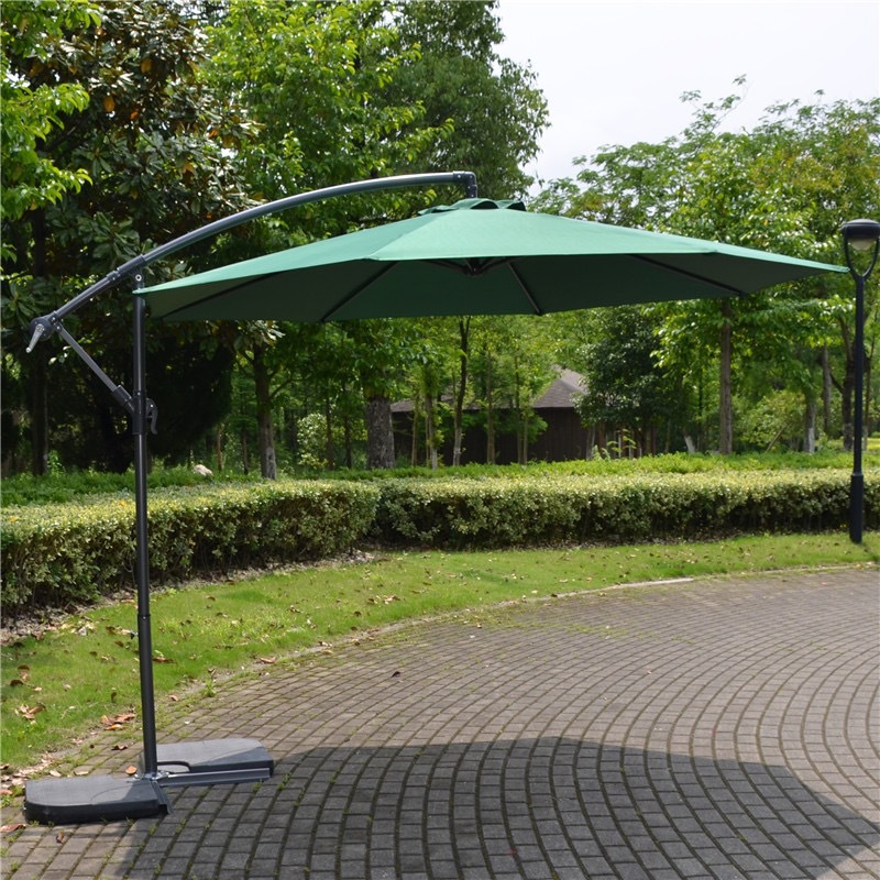 Sombrilla para exteriores, para patio, jardín, terraza, balcón, cafetería, impermeable y resistente al sol, tipo banana, venta al por mayor. image 7