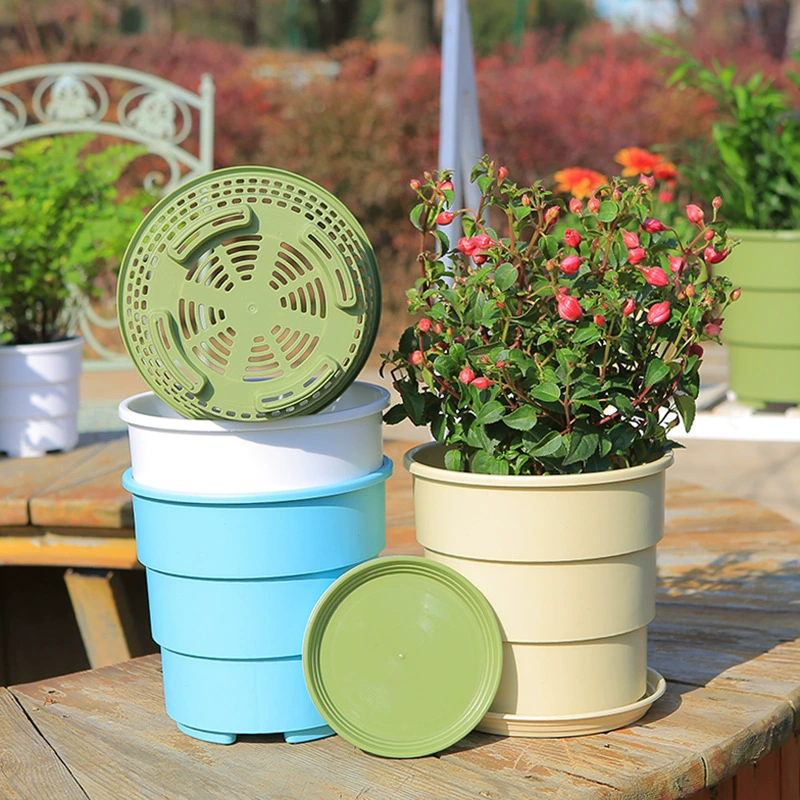 Новый дышащий корневой контроль смолы цветочный горшок скандинавские простые креативные толстые пластиковые производители источников для бассейнов Four Seasons