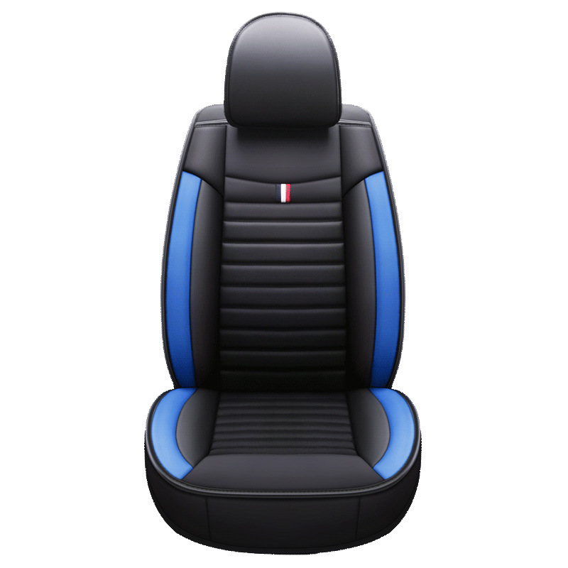 Seat Cover Front/Rear – Universal Seat cushion, seat cover - black-blue-single-seat-standard-version-universal