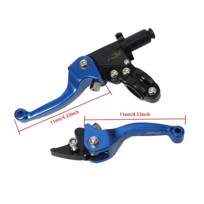 Off-Road Motorcycle Modification Accessories Second Motorcycle Handle Cover - blue-set