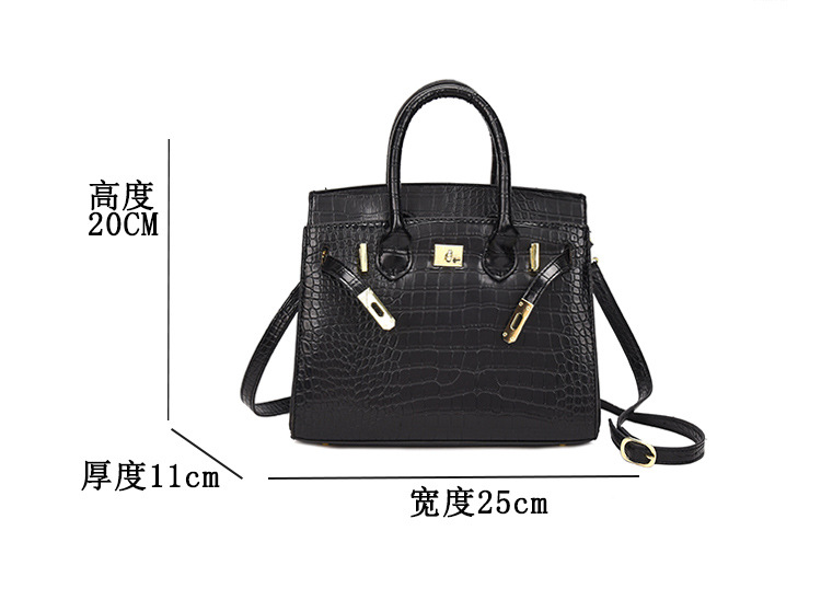 Fashion Geometric Stone Pattern Handbag Shoulder Bag Wholesale display picture 1