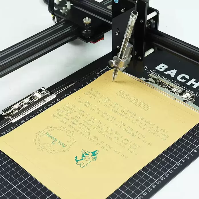 Writing and Drawing Robot Pen Plotter for Letter Card 写字机