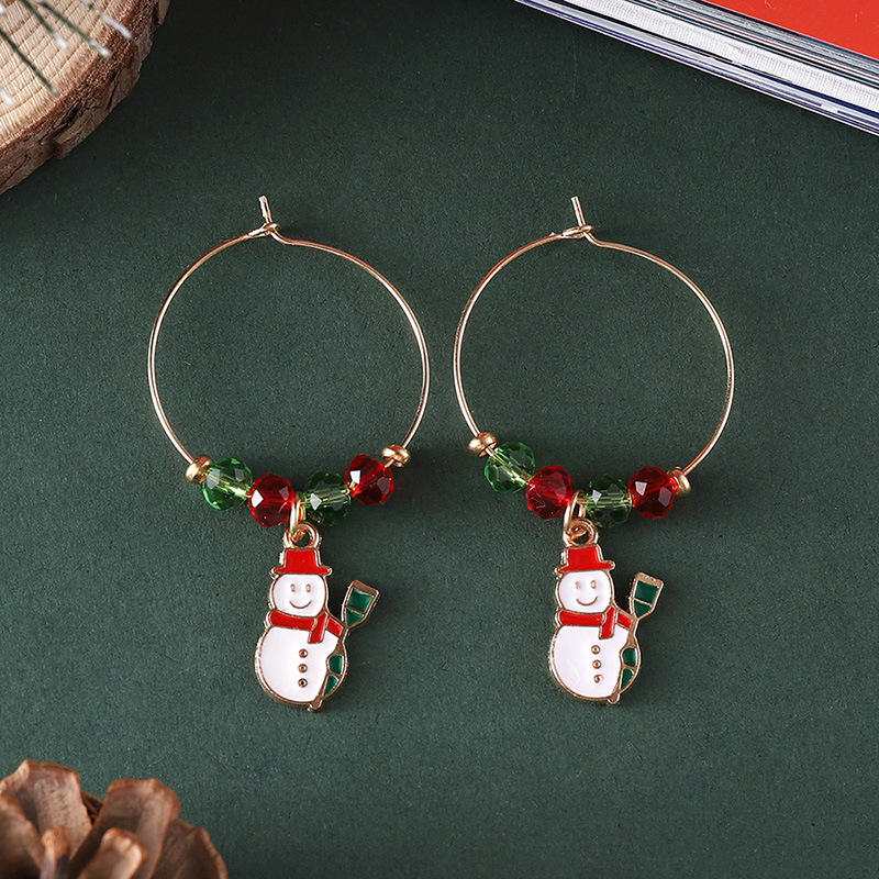 23g Weight Travel, Daily Occasion Christmas Festival Women's Gender Cute Style Cute Earring Sets 10
