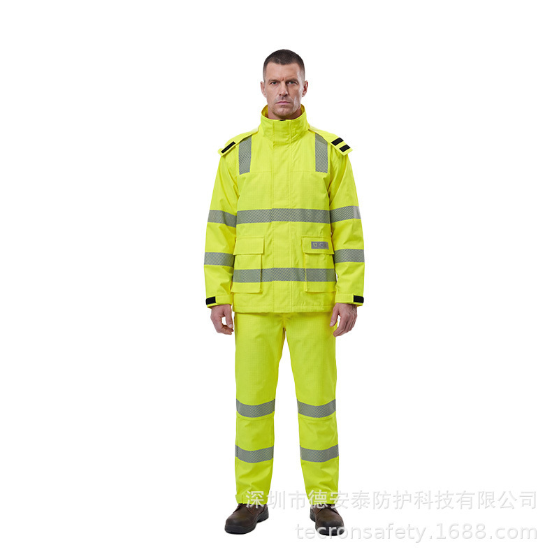 Flame-Retardant Raincoat, Anti-Static Raincoat, Anti-Arc Pu Raincoat, Electrical Work Raincoat, Outdoor Workwear, Anti-Arc Rainwear Flame-Retardant Raincoat, Anti-Static Raincoat, Anti-Arc Pu Raincoat, Electrical Work Raincoat, Outdoor Workwear, Anti-Arc Rainwear