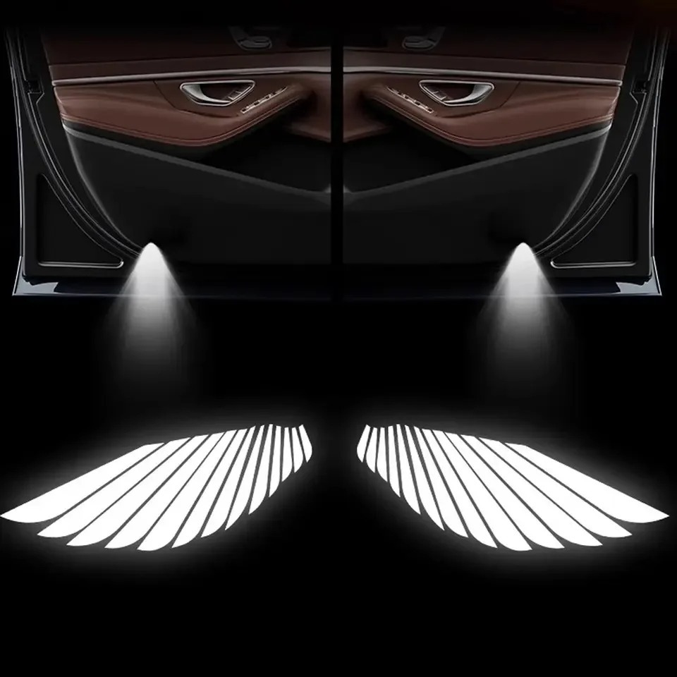 Lámpara de atmósfera general del automóvil Lámpara de bienvenida Lámpara de puerta Lámpara de proyección del automóvil Lámpara de bienvenida de doble dragón