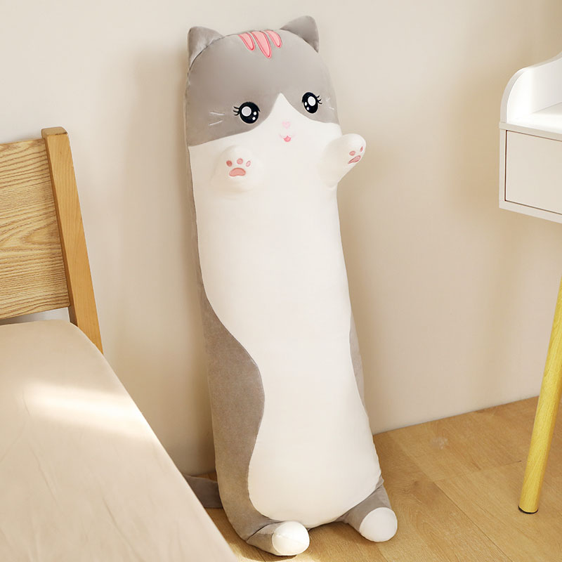 Muñecas de dibujos animados para gatos almohadas largas para niñas en la cama para dormir muñecas de peluche juguetes de peluche regalo para niños image 7
