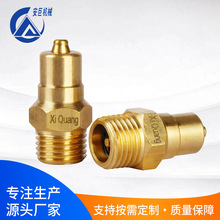 自动轴带O型圈充气嘴 尖头气胀轴全铜气嘴 黄铜打气头气胀轴配件