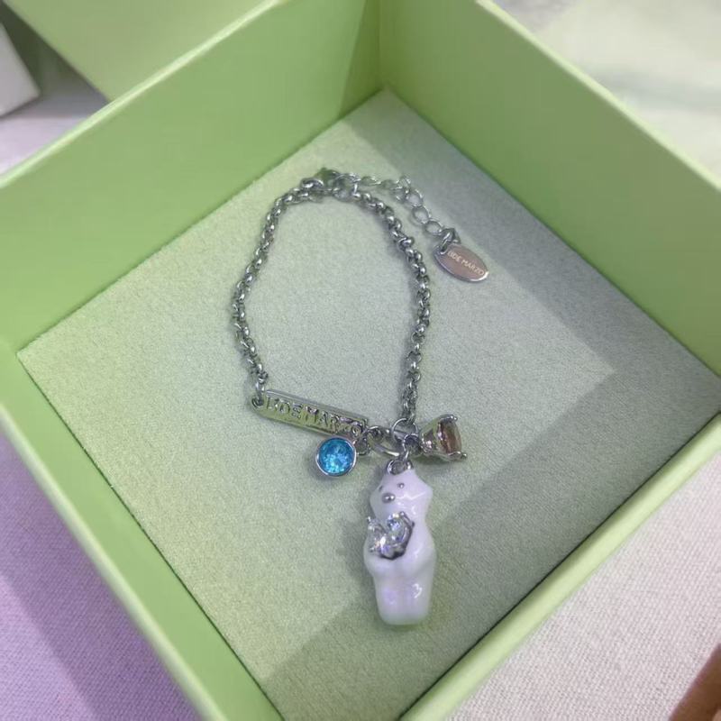 甜酷辣妹滴油锆石小熊吊坠项链女高级感温柔小众设计精致锁骨链潮|undefined