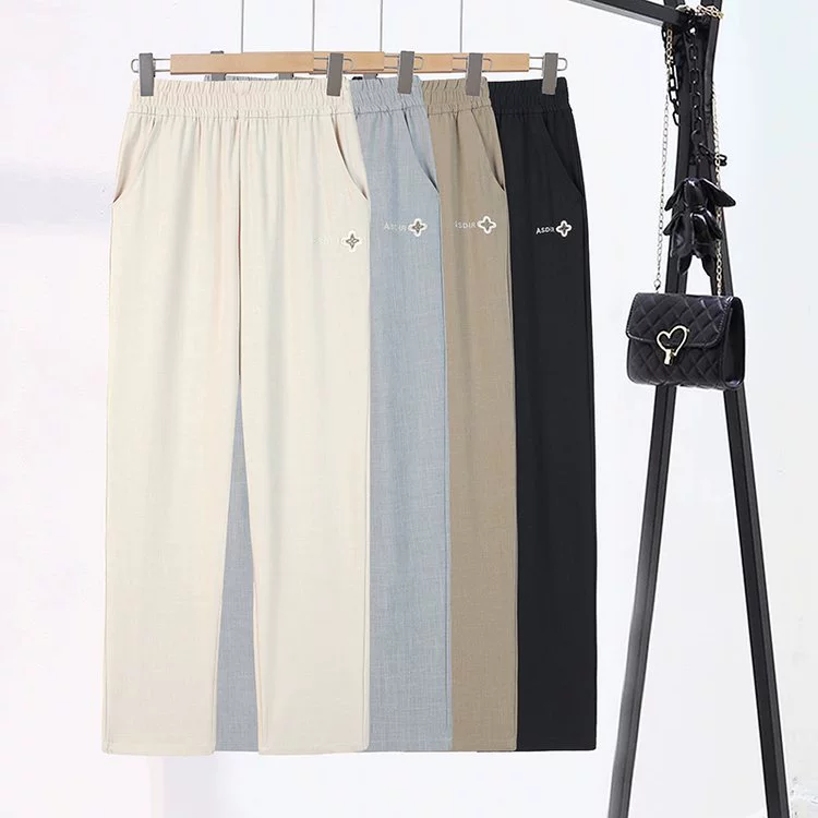 Trousers for mother, fitted