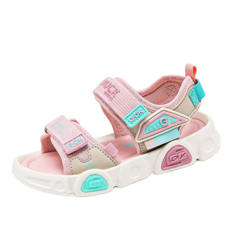 Zapatos de playa de la marea de niños nuevos zapatos de playa de verano ocio playa 661252025 niño amarillo pequeño y mediano pato deportivo frío