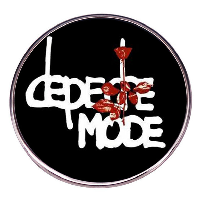 트렌디 한 밴드 브로치 로즈 음악 앨범 핀 배지 금속 합금 배지 액세서리