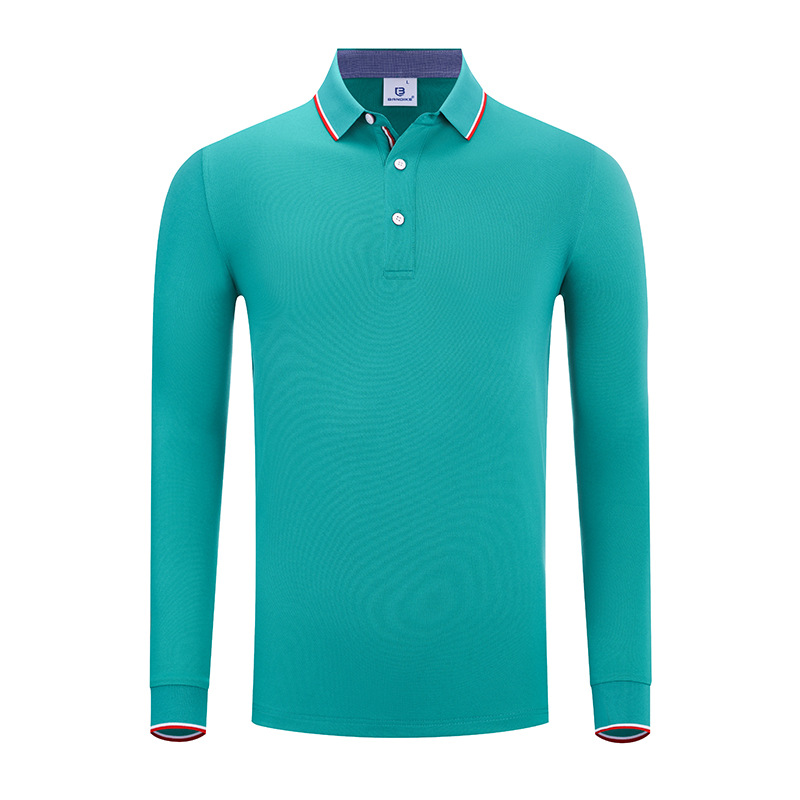 Camisas electorales transfronterizas de mangas largas con la solapa, camisetas culturales, camisetas publicitarias, camisetas comerciales, ropa de trabajo, ropa personalizada