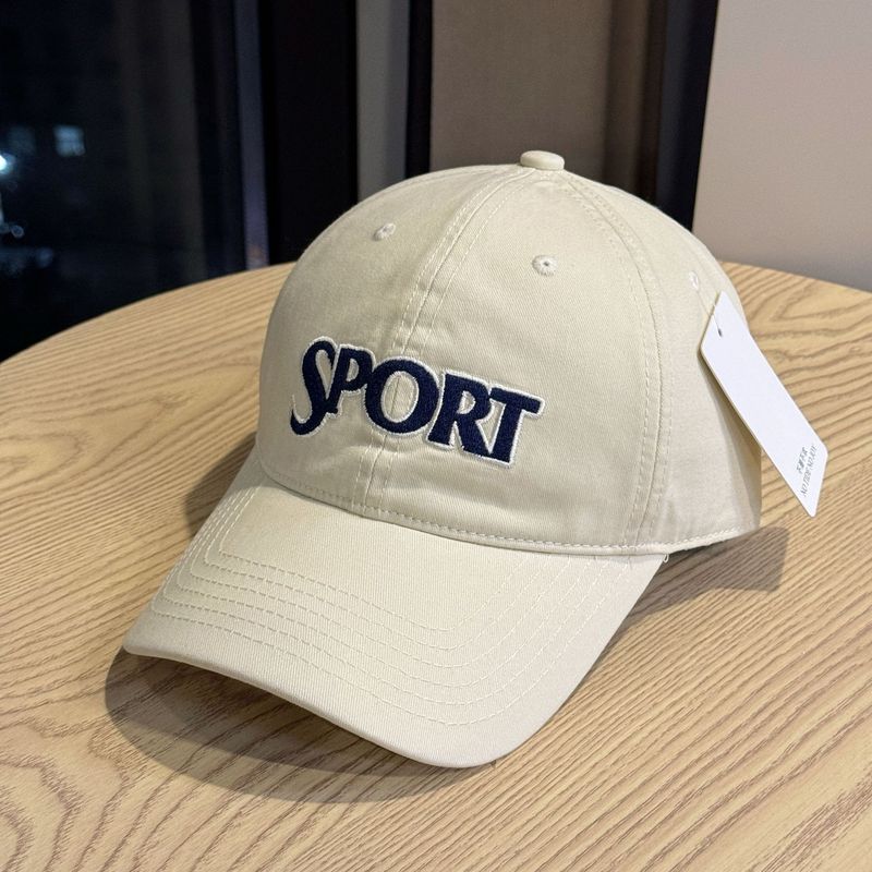 韓国風野球帽女性用スポーツ大文字多用途サンバイザーピークキャップ若者カップルトレンディなストリートカーブつば帽子|undefined