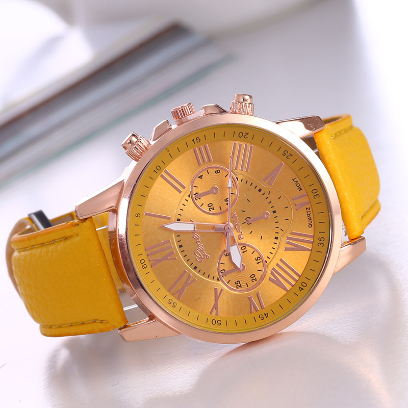 Fashion Solid Color Buckle Quartz Women's Watches display picture 5
