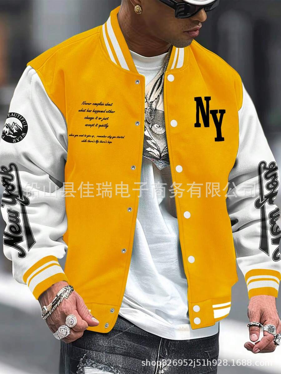 TEMU Aliexpress Amazon MLB americano moda chaqueta chaqueta cardigán hombre debe comprar chaqueta image 12