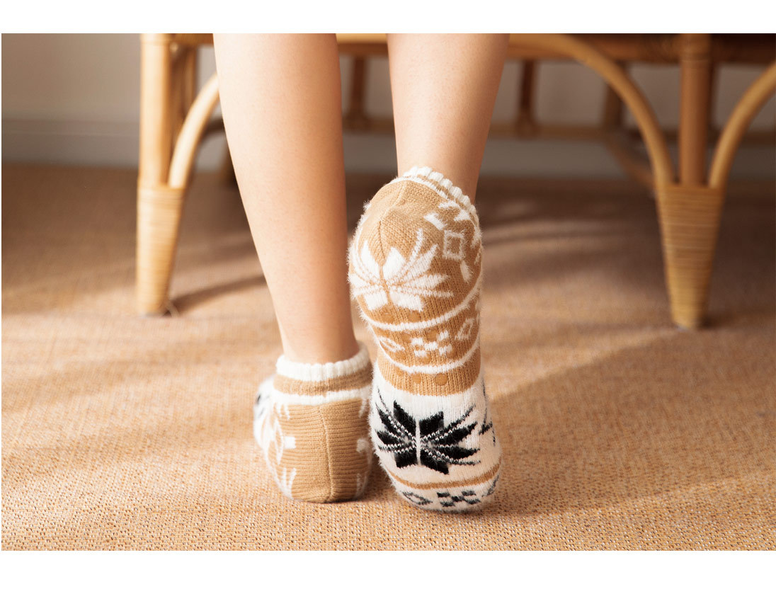 Geometric Pattern Christmas Casual Women's Geometric Polyacrylonitrile Fiber Ankle Socks A Pair