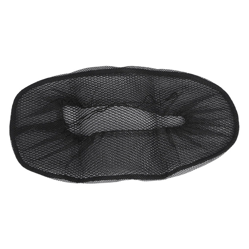 Verano coche eléctrico protección solar media malla cojín cubierta pedal motocicleta aislamiento térmico transpirable 3D panal sol-prueba elástica cubierta del asiento