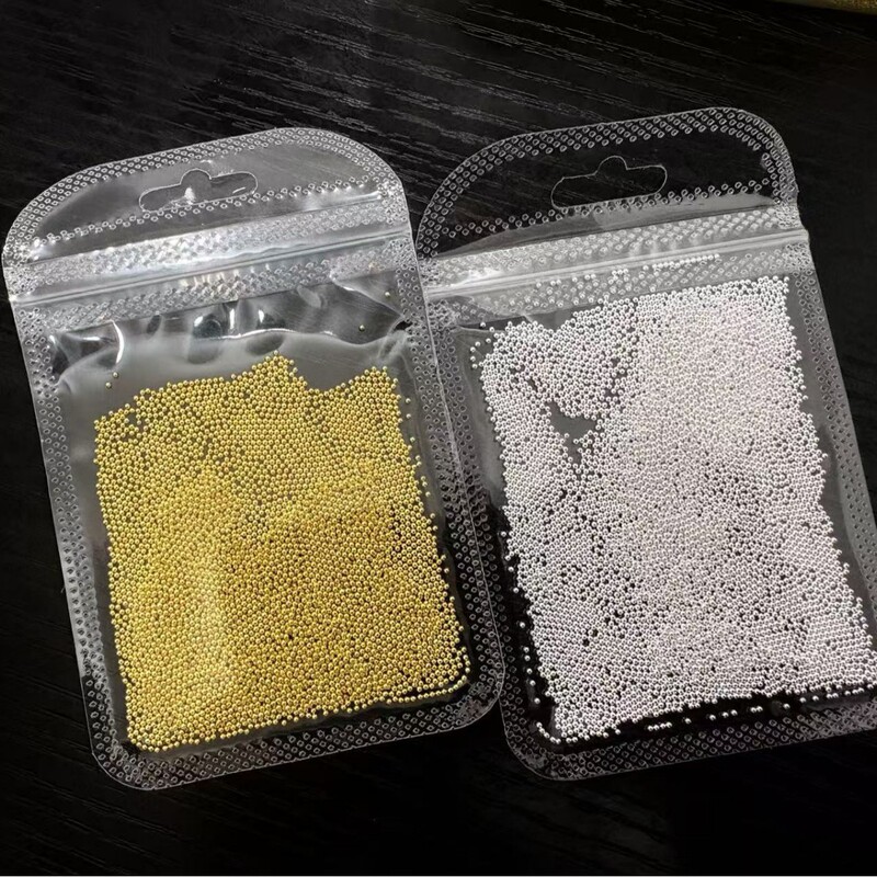 Full-Size Gold and Silver Small Steel Beads Nail Art Decorations Mini Solid High-Gloss Gold and Silver Small Steel Beads Nail Decorations for Wearing Full-Size Gold and Silver Small Steel Beads Nail Art Decorations Mini Solid High-Gloss Gold and Silver Small Steel Beads Nail Decorations for Wearing
