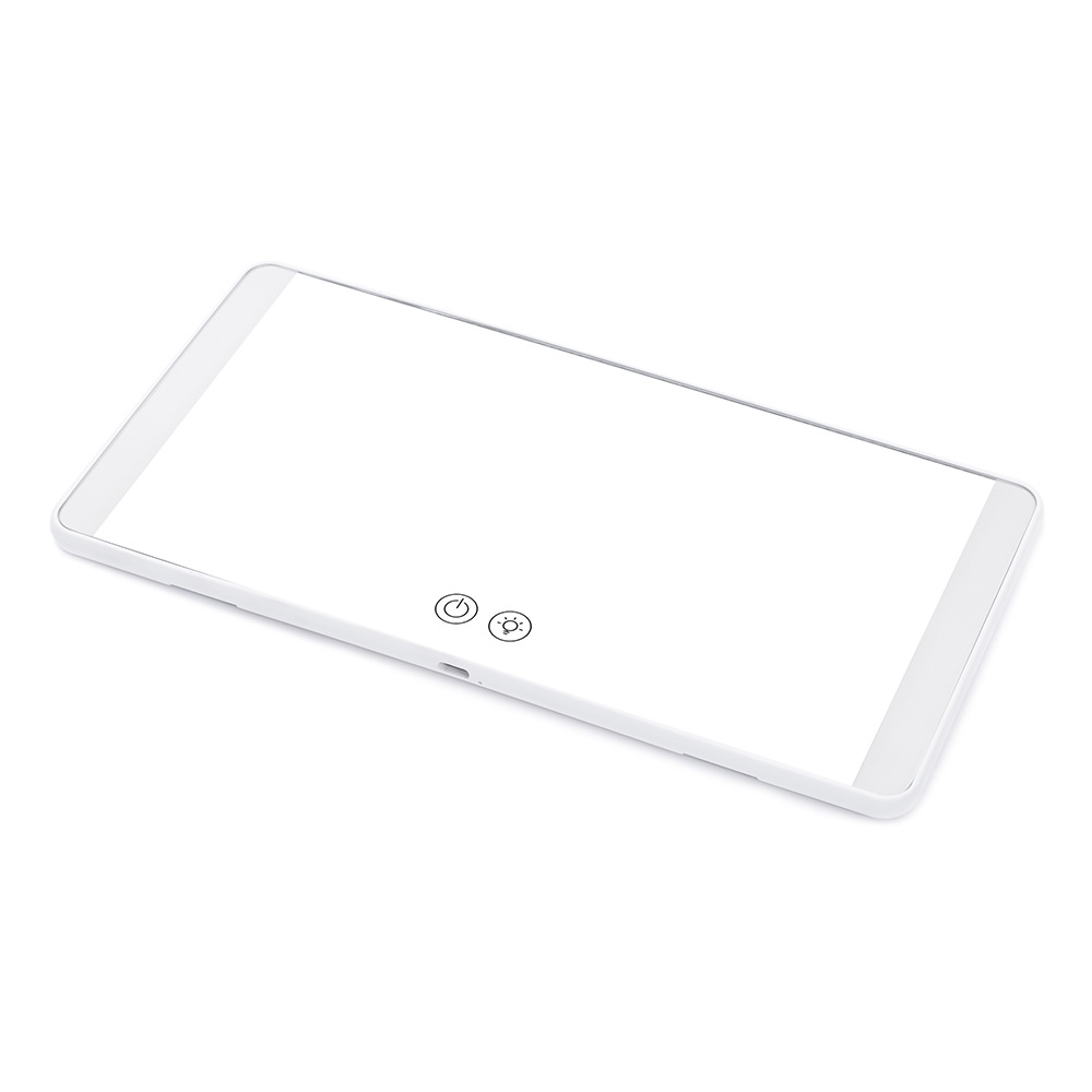 Car makeup mirror HD car LED with light dressing beauty sub touch mirror touch dimming car sun visor hanging mirror