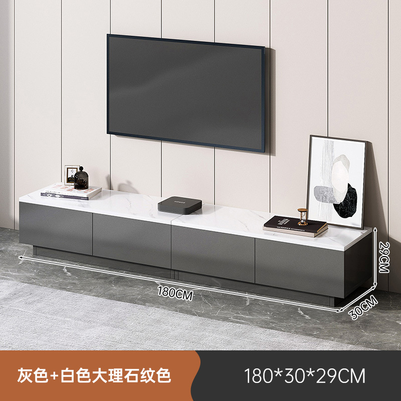 Gabinete de TV sala de estar Hogar Moderno minimalista 2024 nueva mesa de piso pequeño apartamento nórdico estilo de registro gabinete de TV