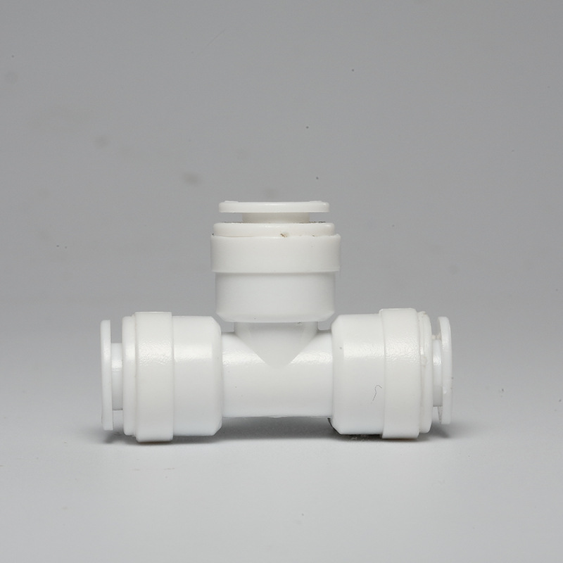 T-tipo purificador de agua pura máquina ro accesorios de la máquina de 2 puntos conexión rápida T-tipo tee 702 tee enchufe rápido conector