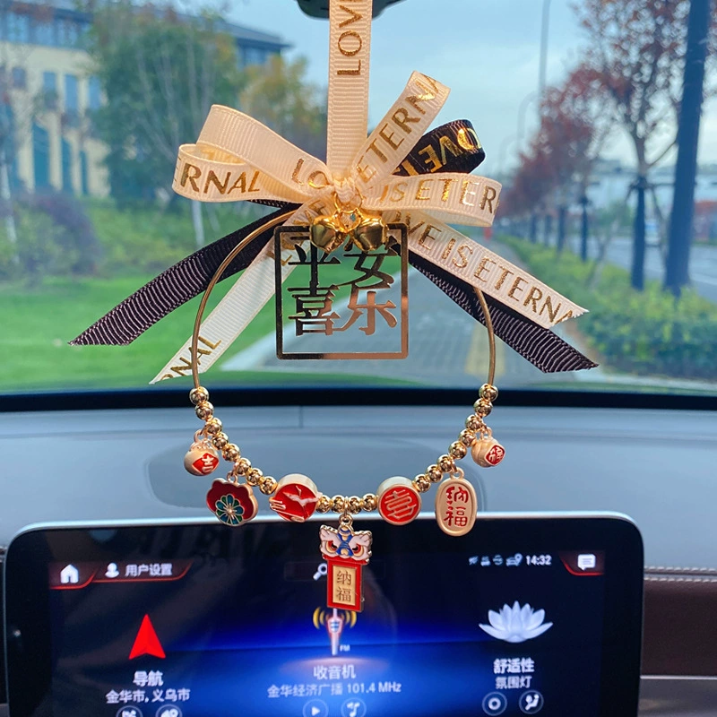Кулон автомобиля богини онлайн знаменитости автомобиль кулон безопасности печать зеркало заднего вида украшения высокого класса Автомобиль Подвеска