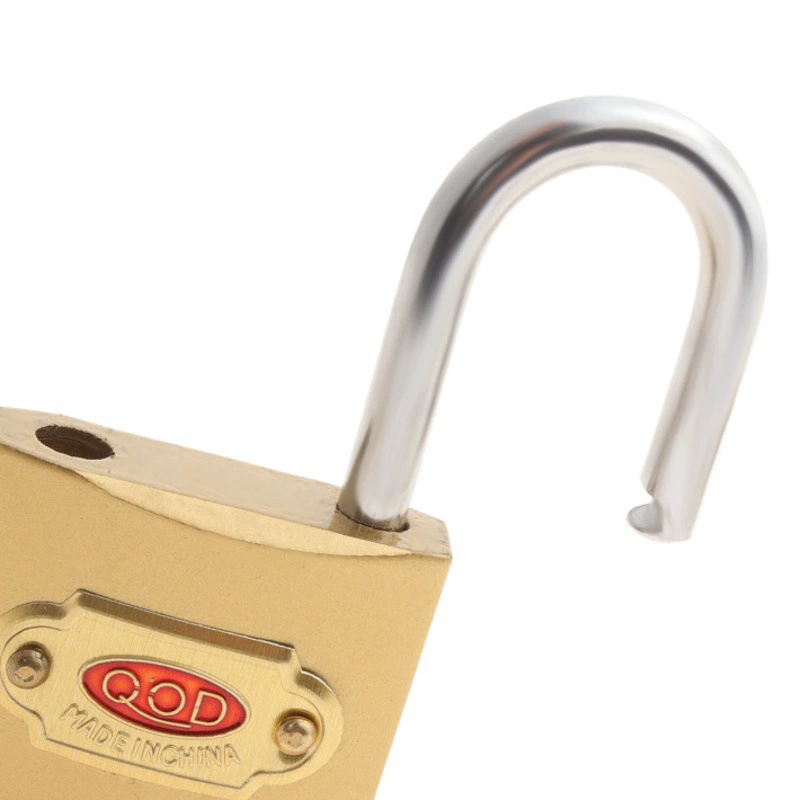 Замок из имитации меди с одним словом Открытый навесной замок Бытовая Противоугонная взрывоопасная дверь Замок для шкафа Замок для ящика Замок для студенческого общежития