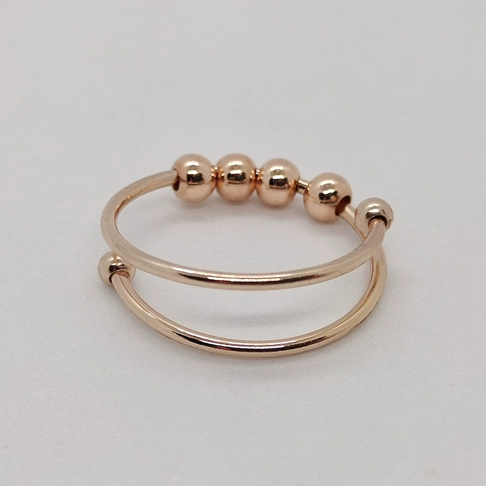 Round beads stainless steel, ring, (Cross-border trading), Amazon