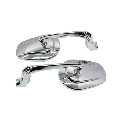 oval scooter large field of – Motorcycle rearview mirror