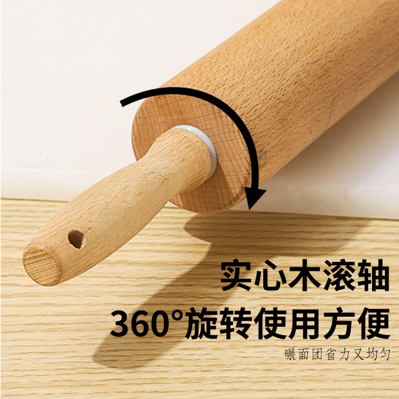 ブナ材麺棒 家庭用 餃子皮用 木製麺棒 パン作り道具 麺棒メーカー卸売|undefined
