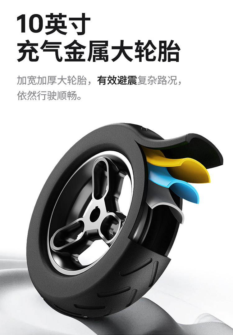 Pipi Bear Mobility Scooter, High-End Elderly Mobility Scooter, Smart Foldable Elderly Four-Wheel Electric Vehicle, Mobile Phone Smart Link