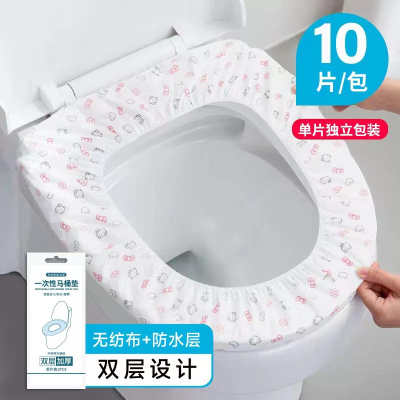 Disposable toilet non-woven cloth for home use