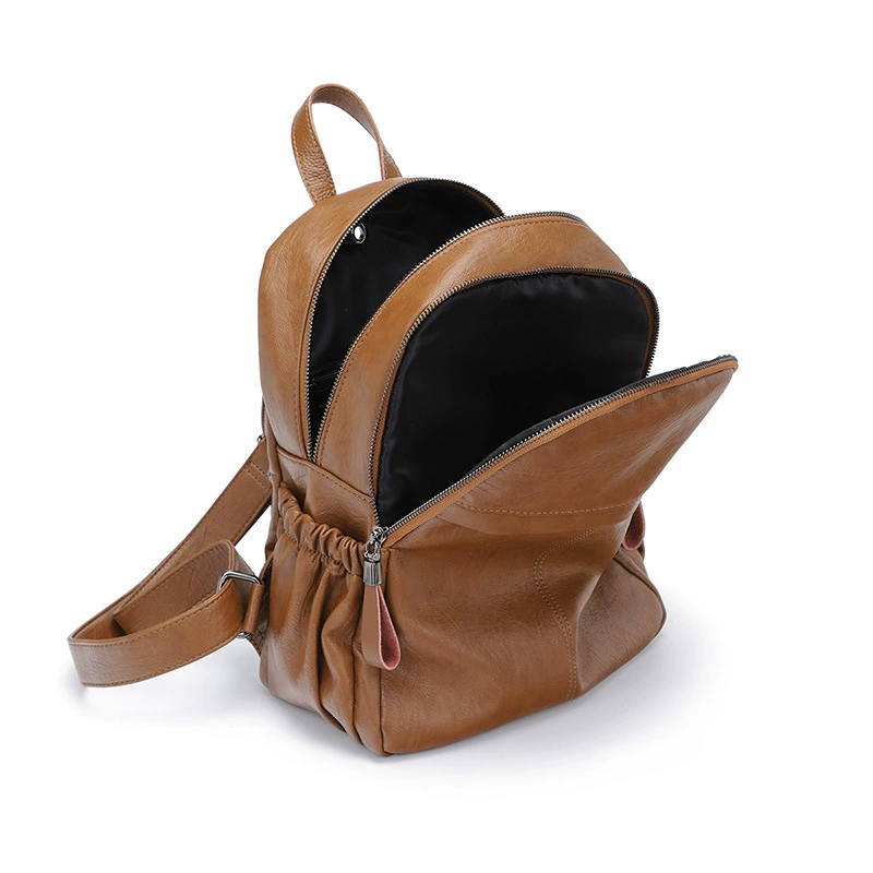 Backpack, trend capacious shoulder bag for leisure, for import