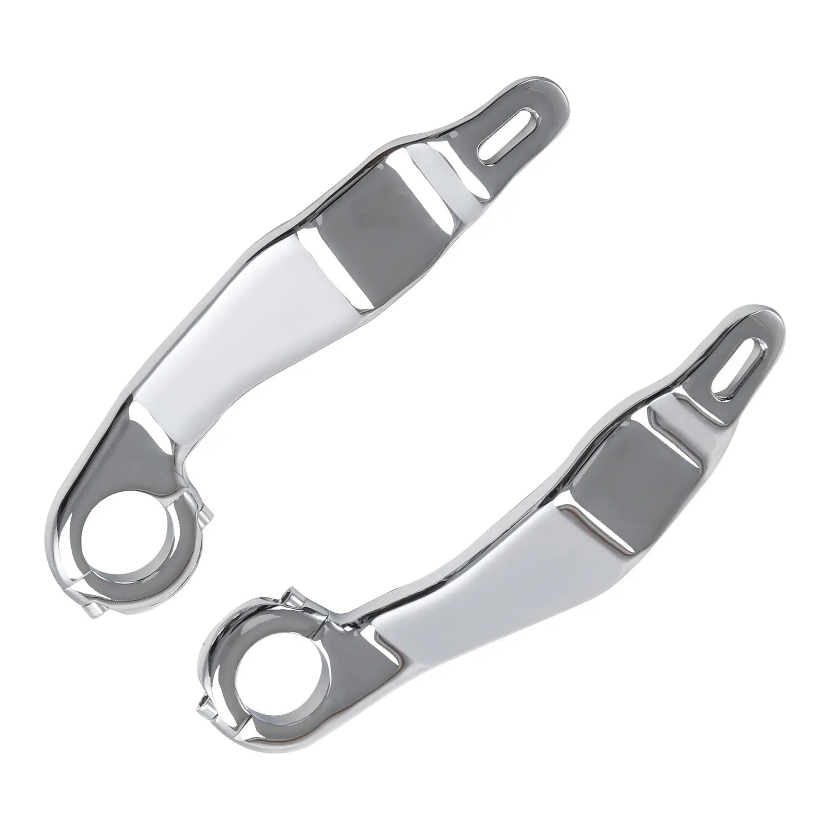 Applicable to Harley Highway Gliding Double Lights Gliding CVO Front Bars Hood Connecting Bracket Hood Bracket