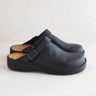 Amazon Flats Wedge Large Square Toe Back Empty Shallow Mouth Men's Casual Large Size Flats Sandals Slippers