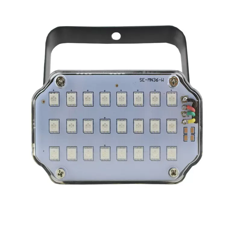 贴片频闪灯36颗24颗酒吧婚庆七彩闪光灯舞台灯迷你全彩led小频闪