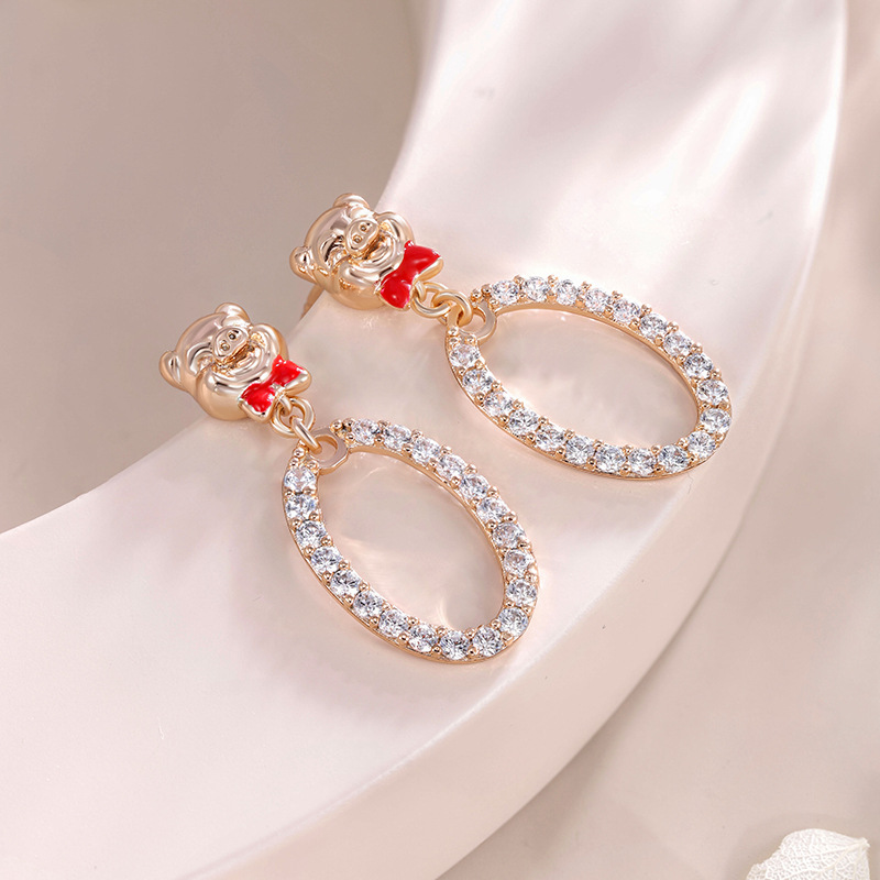 Pendientes asimétricos largos de borla – estilo coreano retro, joyería elegante para mujer